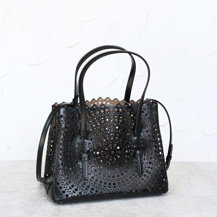 bag Alaia tas Mina 25 Black Noir/Black