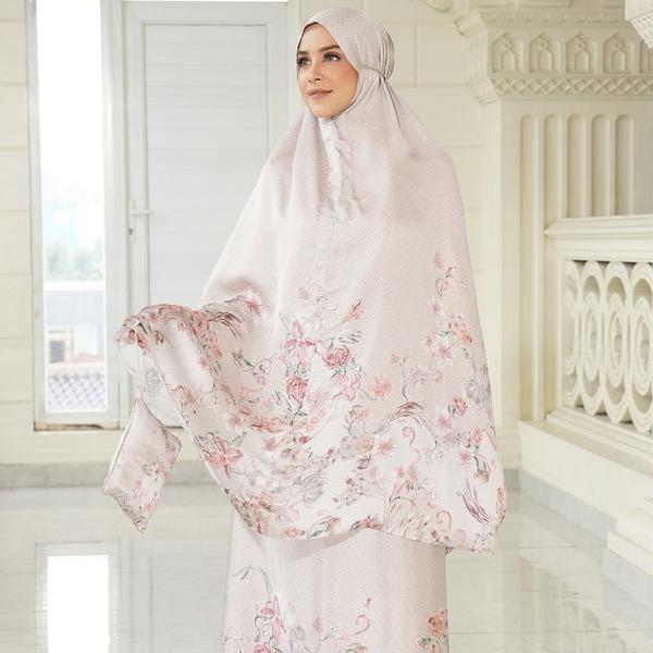 Mukena BUTTONSCARVES Farra Prayer Robe - Dandelion