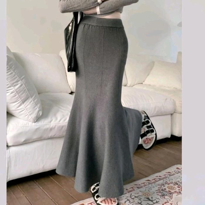 rok mermaid duyung rajut import nur12
