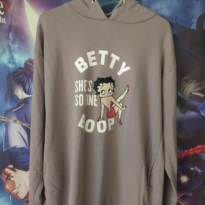 Betty Boop x Denifits Official Hoodie Jaket Original Second Brand