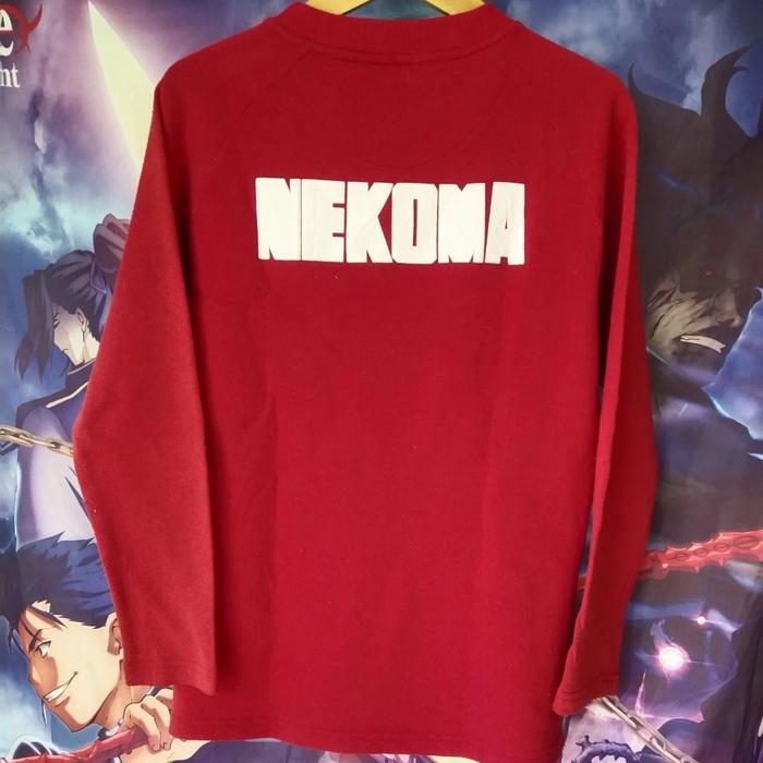 Haikyu Haikyuu Nekoma Crewneck Sweater Anime Original Second Merch