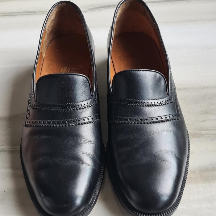 Sepatu Pria Salvatore Ferragamo. Pantofel / Loafers Size 8D Black