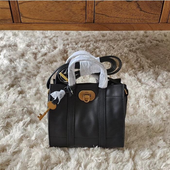 tas wanita fossil carmen mini bag black ej