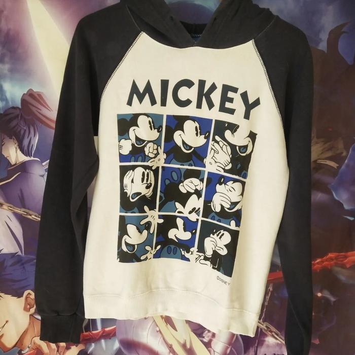 Disney Mickey Mouse Big Print Hoodie Jaket Original Second Remaja Cewe