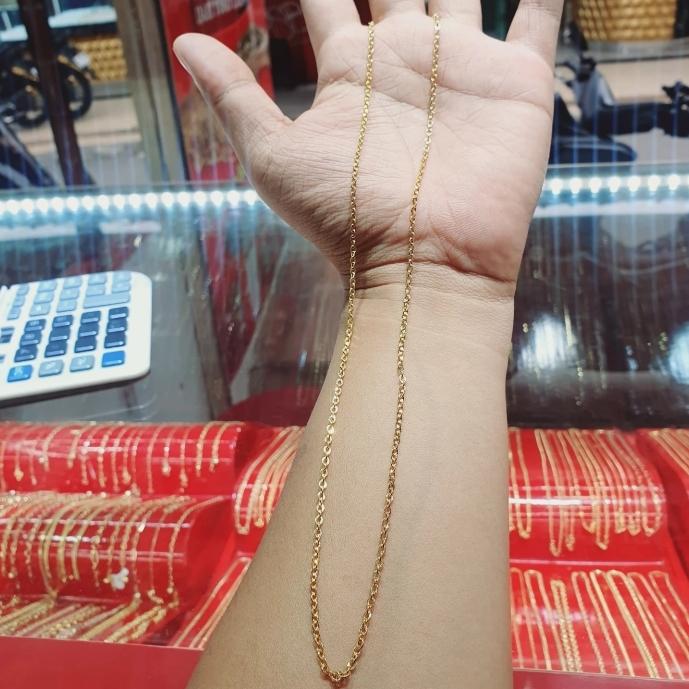 Kalung Nori Emas Asli Panjang 50 Kadar 375