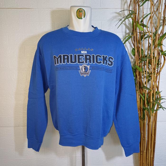 CREWNECK LEE SPORT NBA MAVERICKS, SIZE L (SECOND BRANDED) BIRU, CN0227