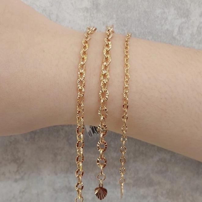 Gelang Regal Fashion Wanita 16K 2,5 Gram & 5 Gram