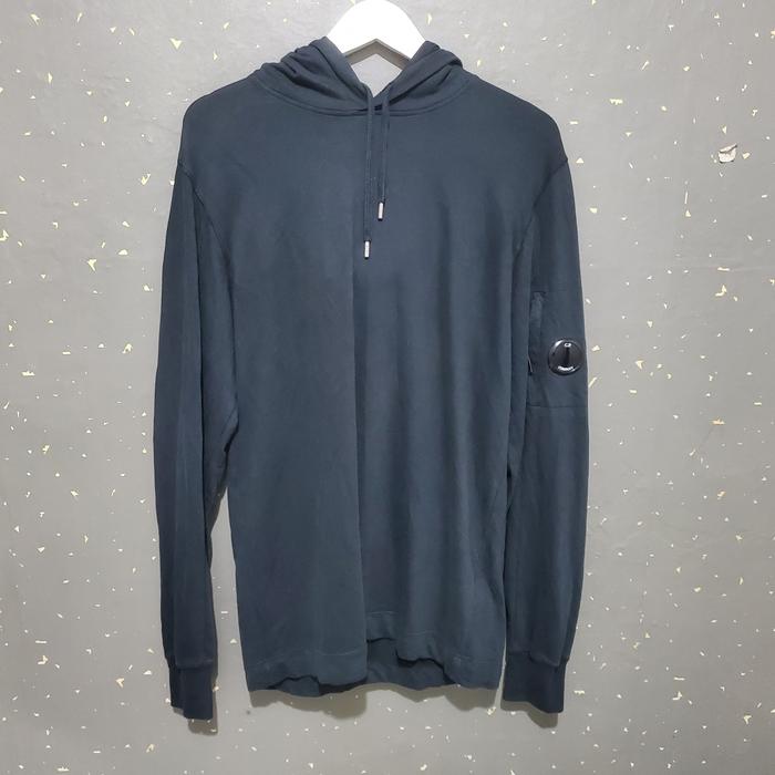 hoodie Cp Company Blue Navy Authentic