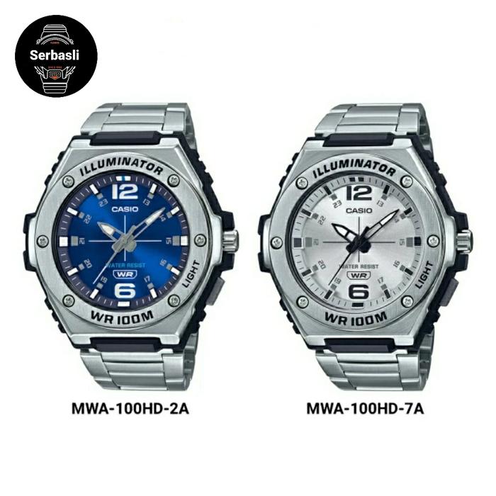 JAM CASIO MWA-100HD / MWA100HD ANALOG ORIGINAL BERGARANSI