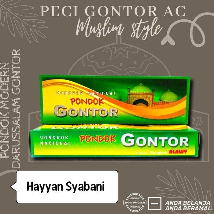 moudisshop. Peci Gontor AC / Songkok Santri Gontor AC