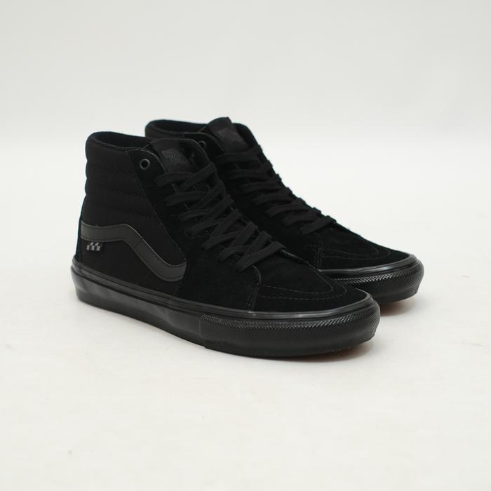 Vans Sk8 Hi Pro Skate Full Black Original Resmi