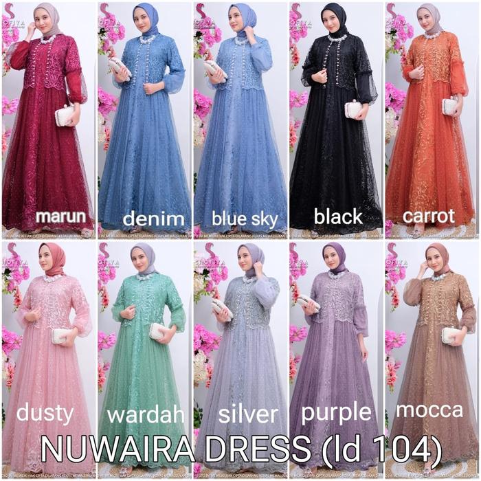 dres gamis elegan terbaru nuwaira dres fab tile import mix tile dot
