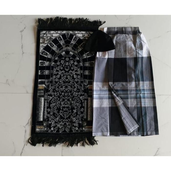 moudisshop. sarung+sajadah+kopiah / set kado khitan/kado anak