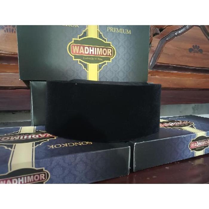 moudisshop. PECI WADIMOR-Songkok Peci Wadimor-songkok hitam polos-Peci