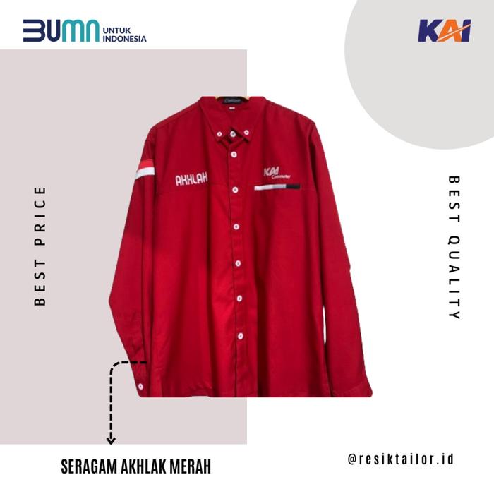 Kemeja AKHLAK BUMN KAI COMMUTER