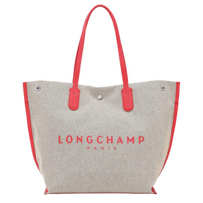Longchamp roseau essential tote bag L strawberry/longchamp original