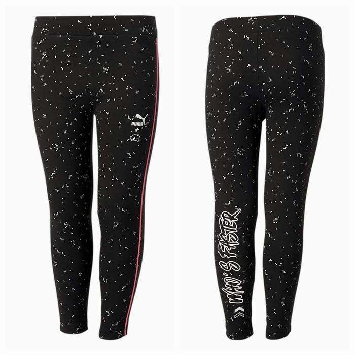 SALEEE 100% ORIGINAL PUMA X SEGA BLACK Girls Legging