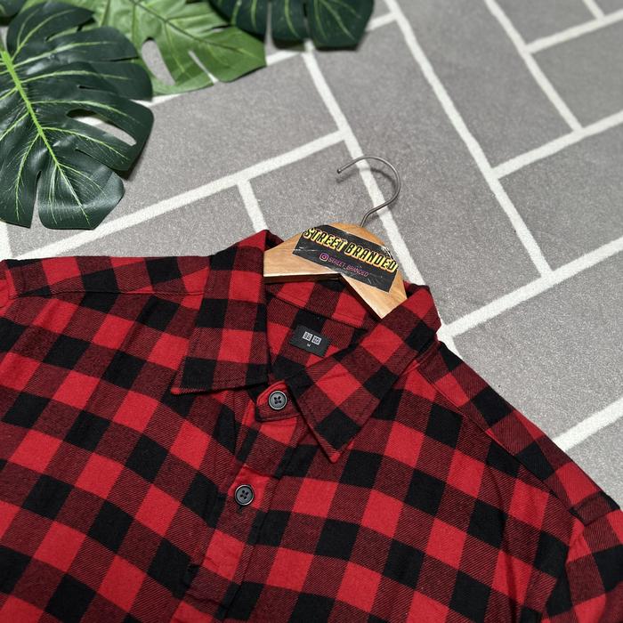 Flanel Uniqlo | Uniqlo Kemeja Flanel | Uniqlo Flannel | Uniqlo Shirt