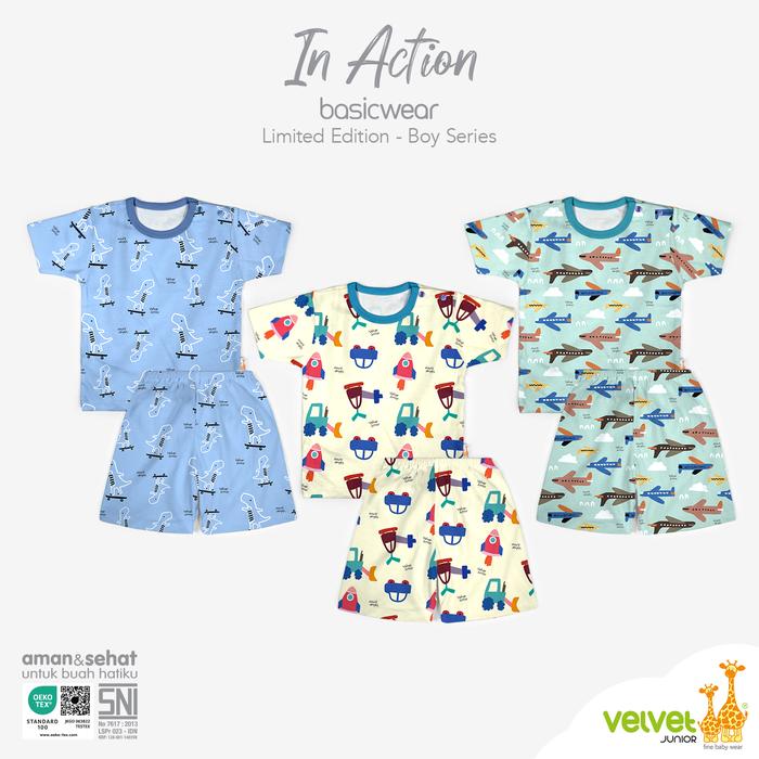 Baju Bayi Velvet Junior| Velvet Junior In Action 3IN1 | Velvet Junior