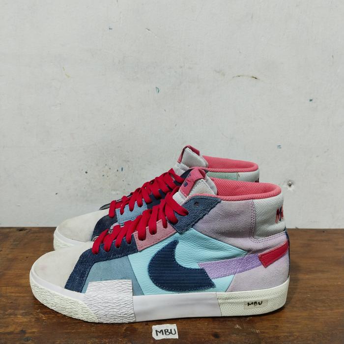 sepatu second ori nike blazer mid mosaic size 42.5