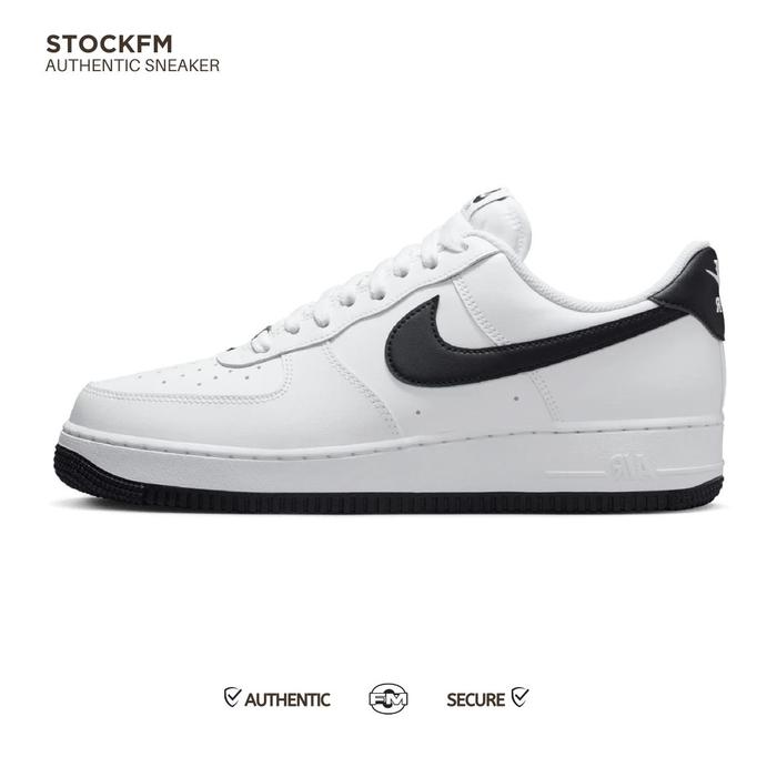 Nike Air Force 1 Low White Black Sole Original