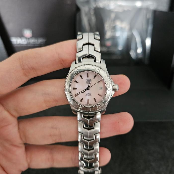 Jam Tangan Tag Huer Pink of Pearl Ladies Original