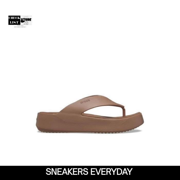 CROCS GATEWAY PLATFORM FLIP ORIGINAL % (WOMEN) 209410-2Q9 LATTE