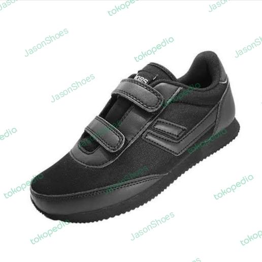 Sepatu League Legas Hitam Full Anak Sanchez Bts Jr Sneakers Original