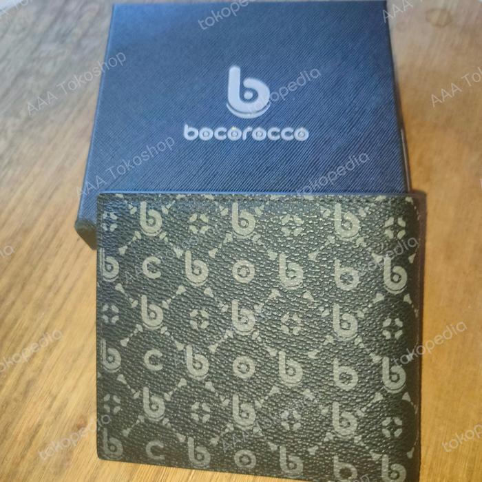 Bocorocco Mens Wallet WAT-0304 Dompet Pria Full Leather Original New Hitam