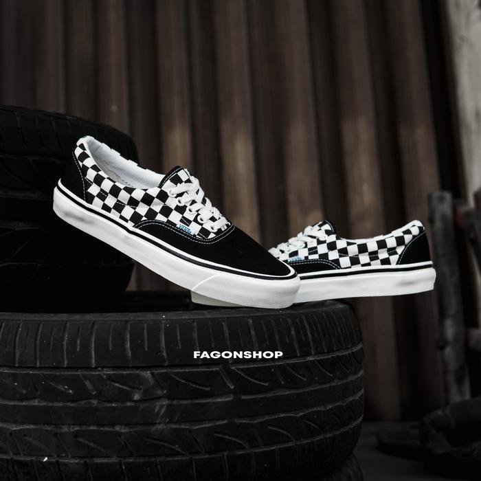 VANS ERA 95 DX ANAHEIM CHECKERBOARD BLACK/WHITE ORIGINAL 100% - BNIB