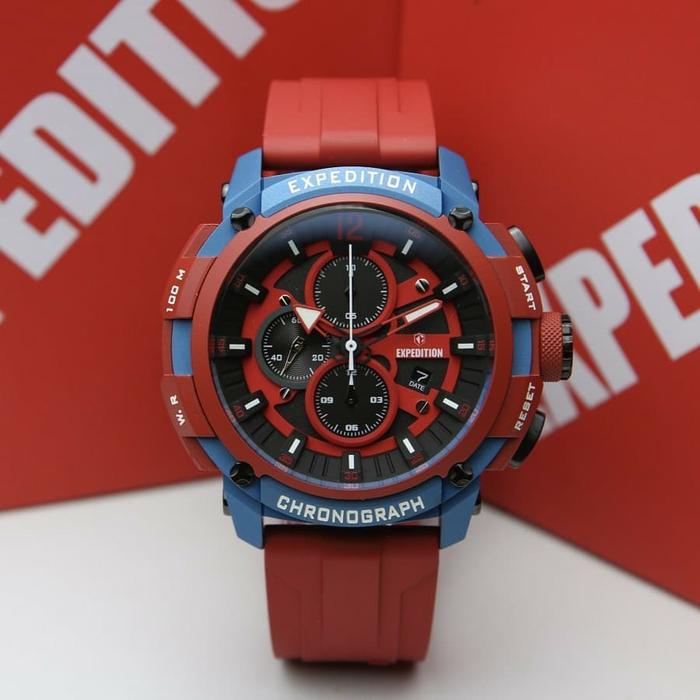 JAM TANGAN PRIA EXPEDITION E 6781 MC RUBBARE ORIGINAL