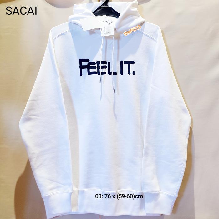 SACAI JPN X ERIC HAZE FEEL IT PRINTED HOODIE SS23 AUTHENTIC 100% BNWT