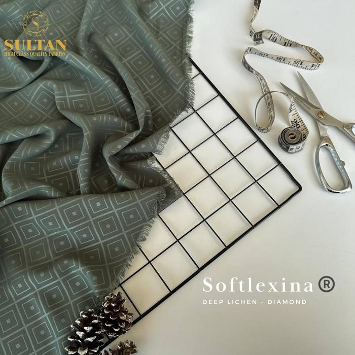 KAIN ABAYA SULTAN SOFT LEXUS EMBOSS DIAMOND