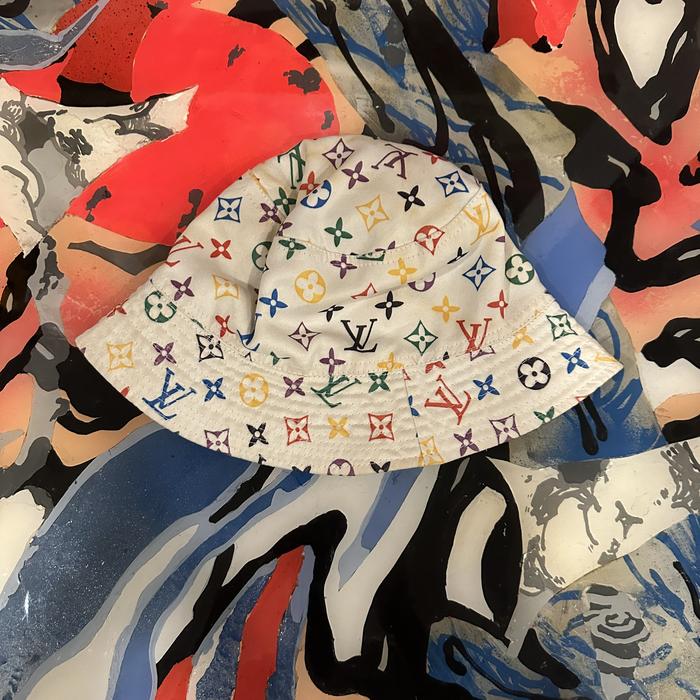 Bootleg LV Rainbow Bucket Hat