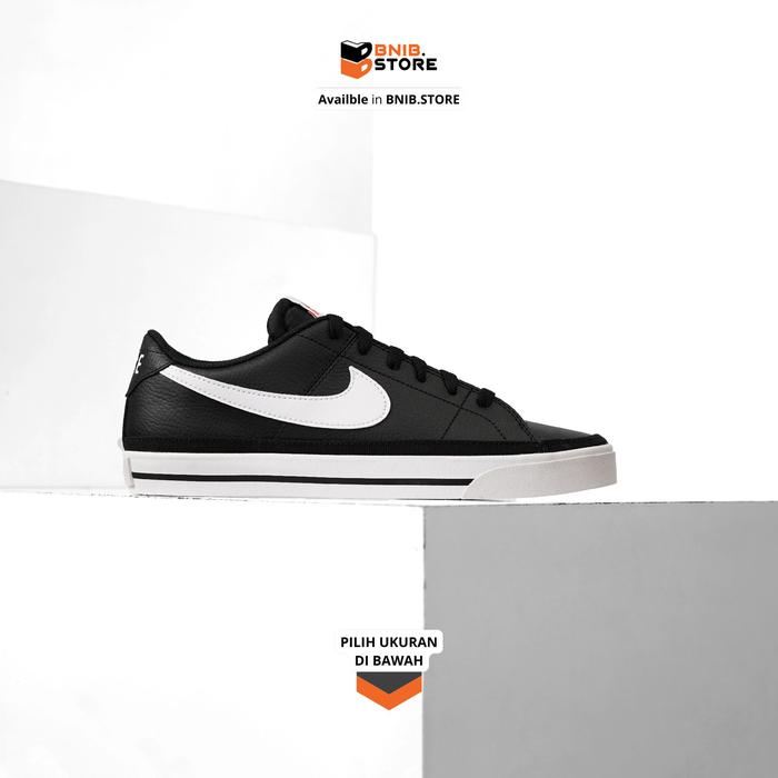 Sneaker NIKE COURT LEGACY NN LEATHER BLACK WHITE [DH3162 001] ORIGINAL