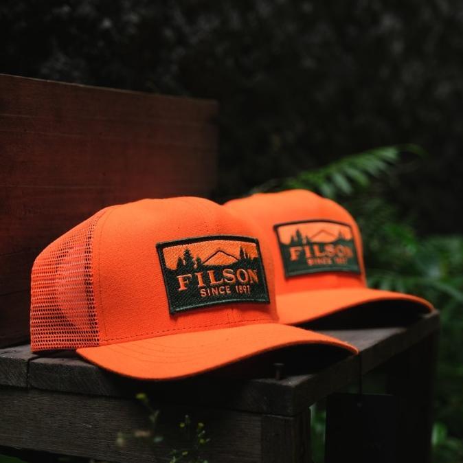 Ready Stock New Topi Pria / Topi Filson Cap Blaze Orange Original