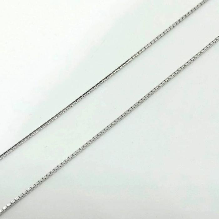 Kalung Italy Santa Emas Putih Asli Kadar 750 | New gold 3584