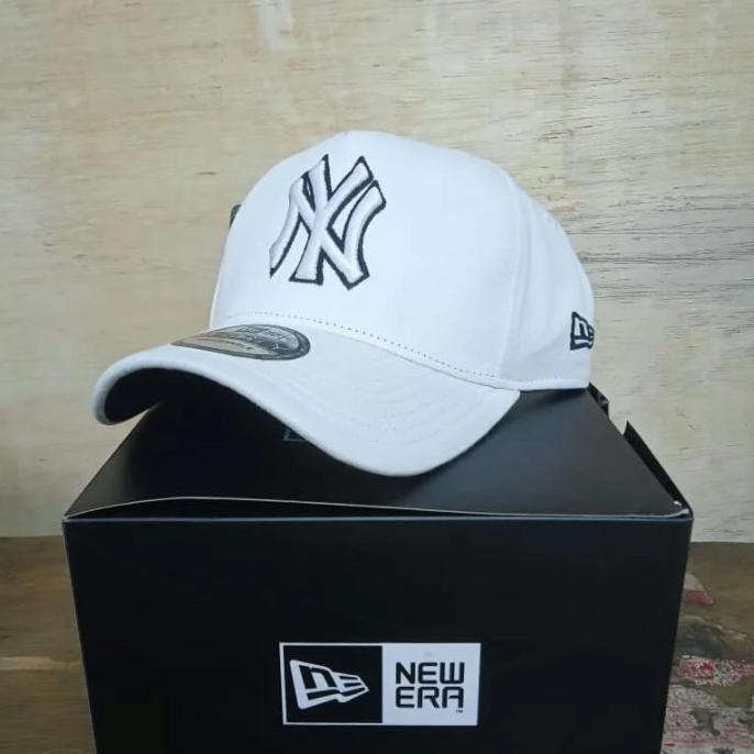 Ready Stock New Topi Baseball Import Original Pria Logo Ny Putih List