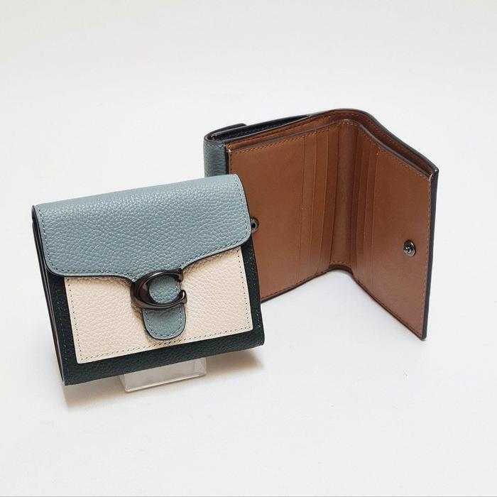Coach 76302 Tabby Small Wallet Colorblock Sage Multi