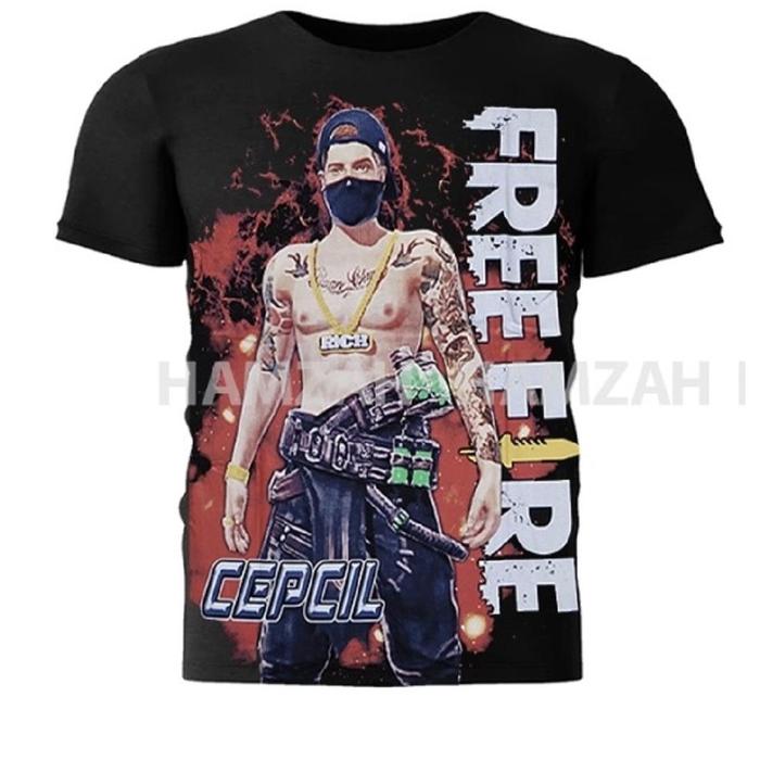 TERLAKU! KAOS OBLONG / KAOS GAME FREEFIRE / BAJU FF / KAOS FF / KAOS
