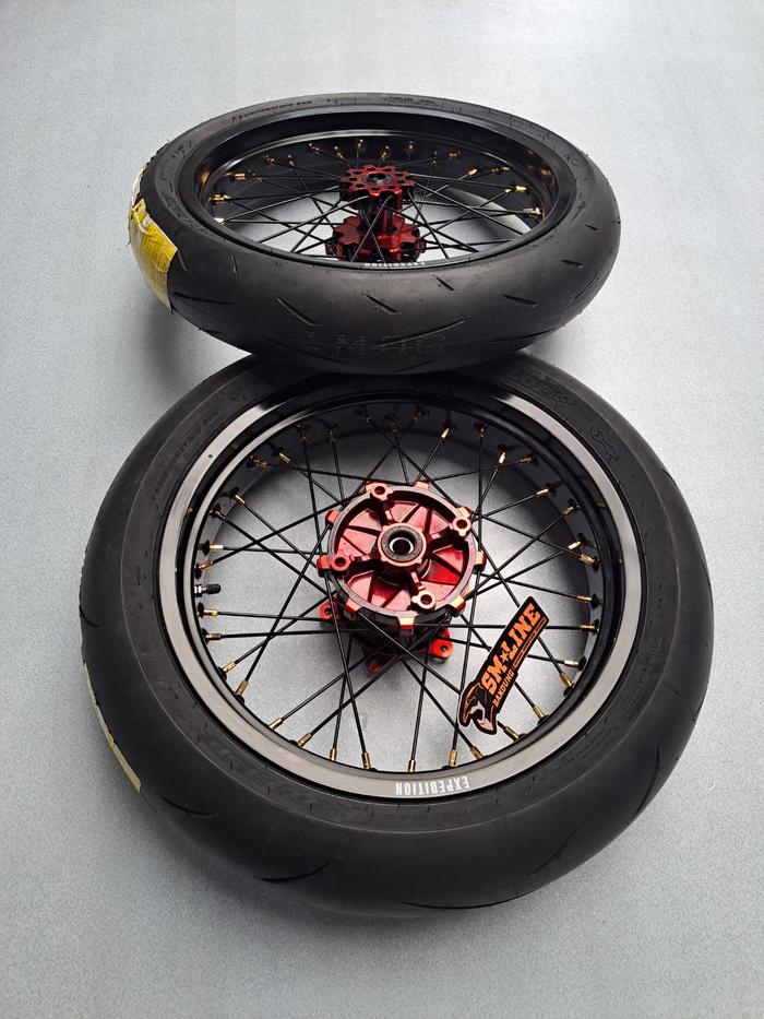 Banset Supermoto CRF150 Expedition Ban Dunlop Ban CRF Supermoto