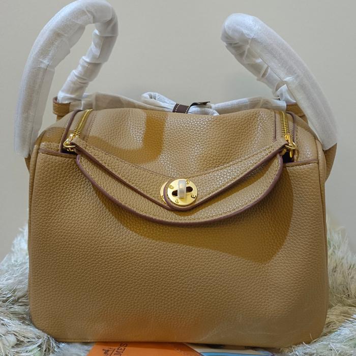 Tas Wanita Branded/Import/Lindoy Riri Apricot for women/Premium quality