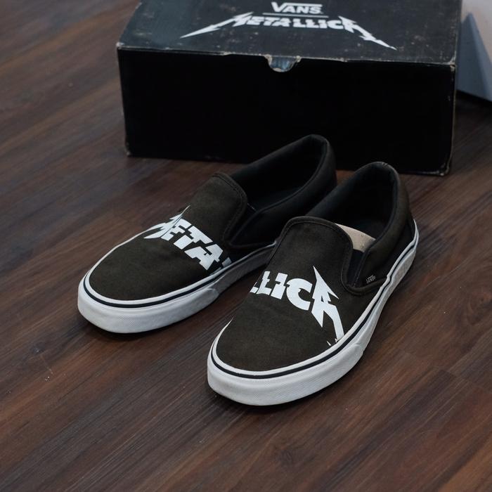Vans Slip On x Metallica Black 2018