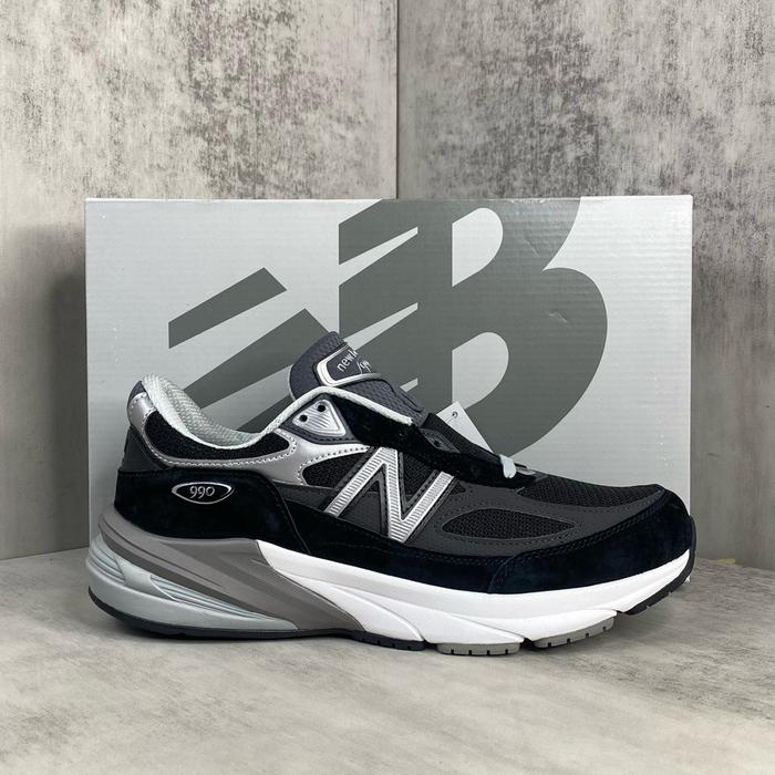 NB 990v6 Made In USA Wide Black Silver