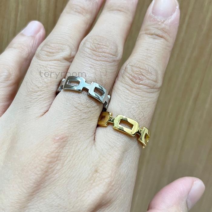 Cincin titanium fashion korea model rantai