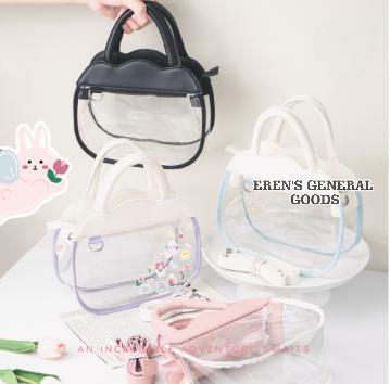 TERMURAH! Tangan Wanita Transparan Free Cardholder & Sticker DIY Cute