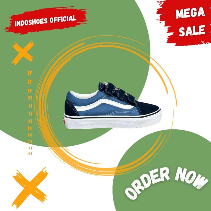 Vans Oldskool Velcro Navy