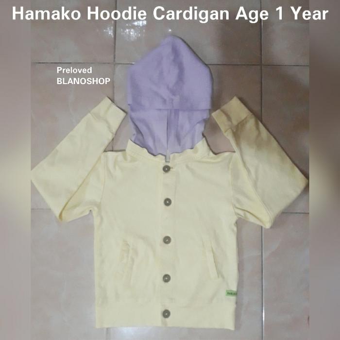Preloved Hamako Hoodie Cardigan Anak Sunshine Age 1 Year