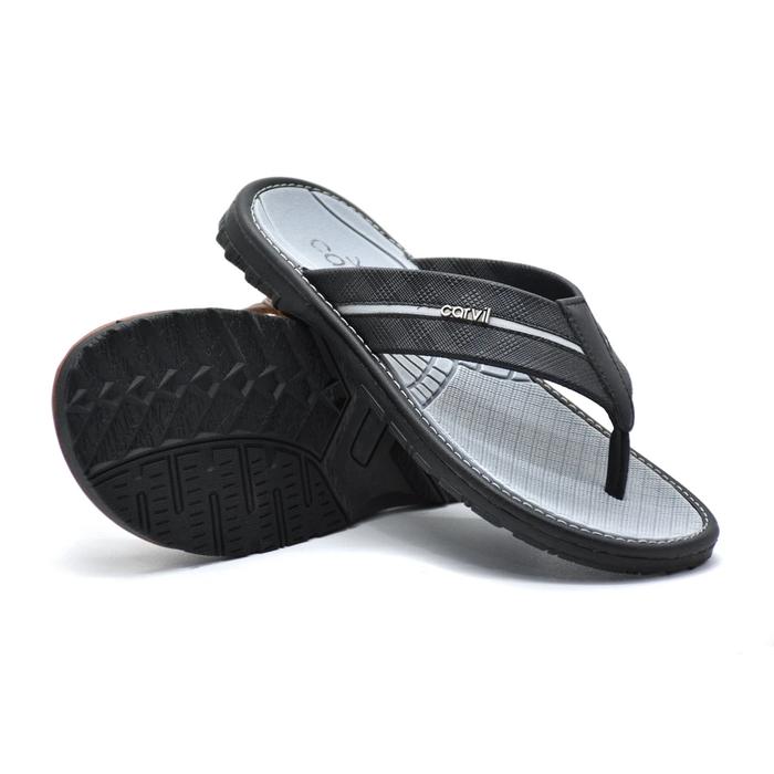 Sandal Pria Sandal Carvil Espresso-01 M Black Original Murah