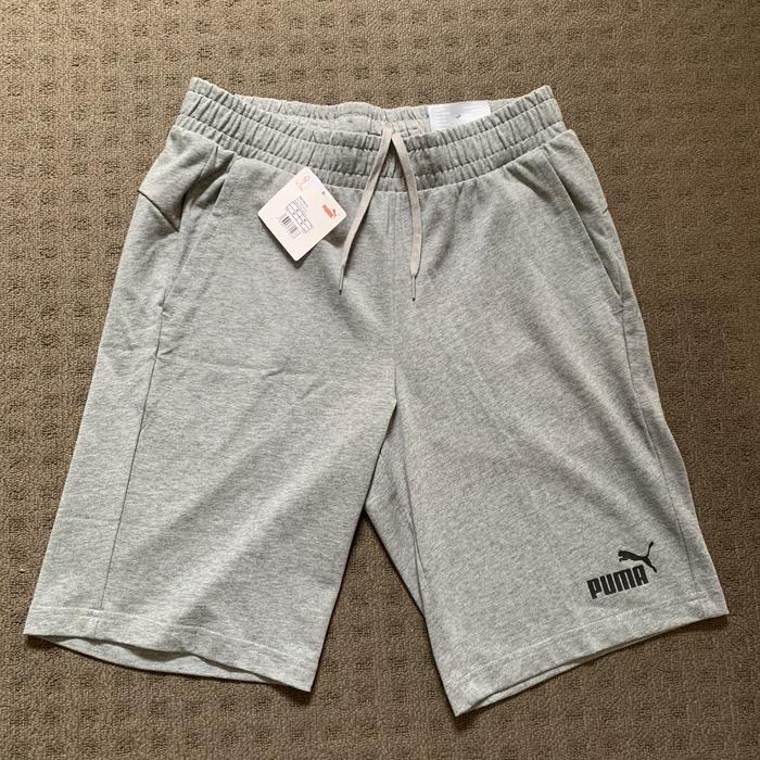 CELANA PENDEK PUMA GREY ORIGINAL AUTHENTIC